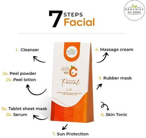 YES MADAM Vitamin C Facial Kit Glowing Skin 7 Steps in Beautiful pack ...