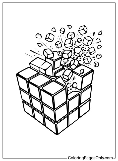 30+ Rubik's Cube Coloring Pages - Free Printable PDF & Online Coloring
