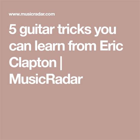Clapton Guitar Lessons 的图像结果