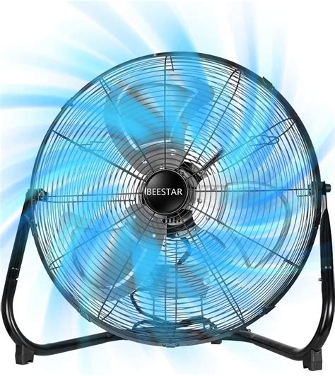 Amazon.com: BEESTAR 20 Inch Floor Fan,High Velocity Fan with 3-Speeds ...