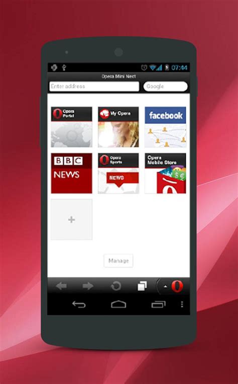 Opera Mini Browser 的图像结果