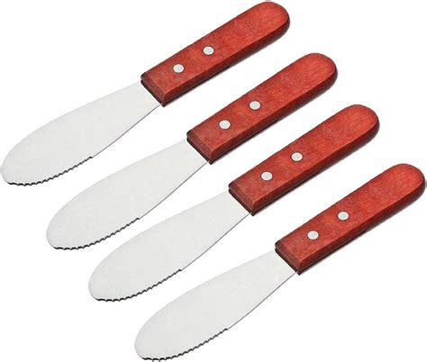 Stainless Steel Straight Edge Wide Butter Spreader | Ubuy India