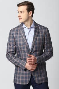 PETER ENGLAND Checkered Single Breasted Casual Men Blazer - Buy PETER ...