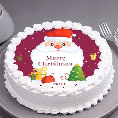 Merry Christmas Photo Cake Delivery in Delhi NCR