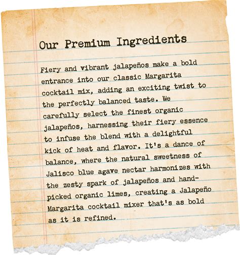 Jalapeño Margarita Mix | Agalima – agalima