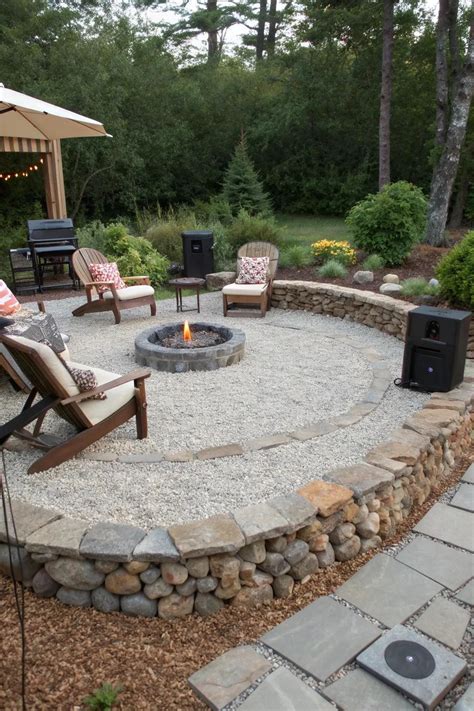 14+ Inspiring Pea Gravel Fire Pit Ideas