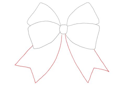 Cheer Bow Drawing