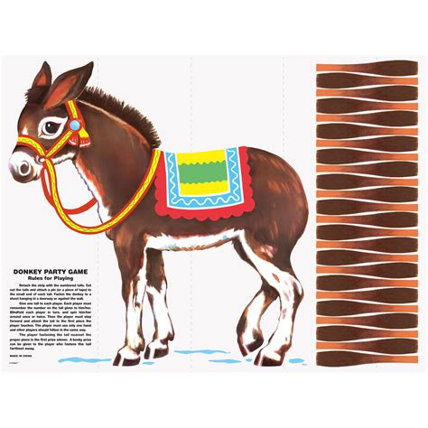 Pin the Tail on the Donkey Party Game | Party City
