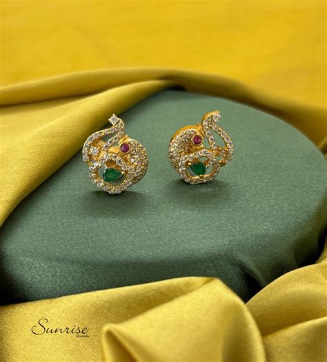 PEACOCK GP EARRINGS – Sunrise Silversmiths