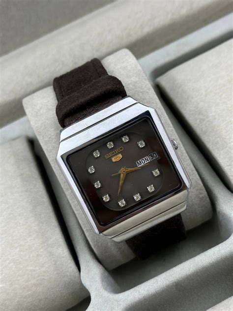 Vintage SEIKO Automatic Chocolate TV Dial – Watch It Move