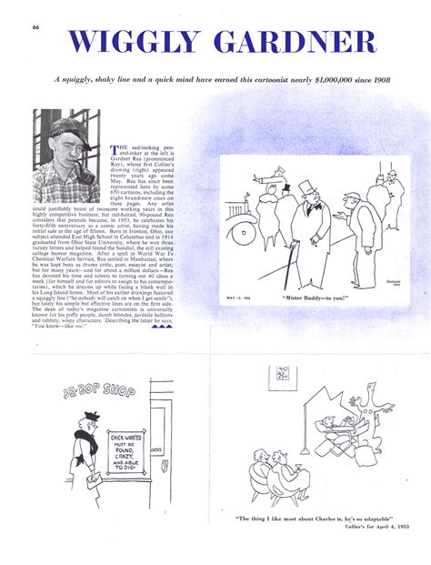 Mike Lynch Cartoons: From the Dick Buchanan Files: "Wiggly Gardner" A Gardner Rea Profile by ...