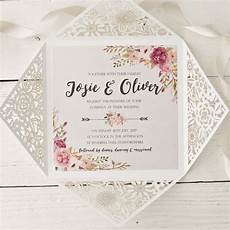 Wedding Invitations Design by Peony Floral Design Laser Cut Wedding Invitation By Wedding Invitations Design