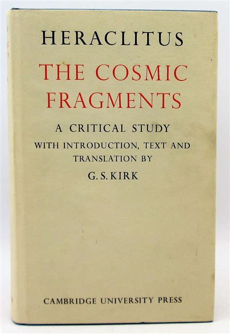 Heraclitus: The Cosmic Fragments (English and Greek Edition ...