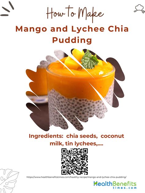Mango and Lychee Chia Pudding - Health Benefits
