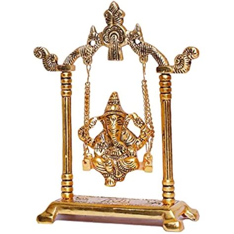 KridayKraft Ganesh ji jhula IdolGanpati Idol on | Ubuy India