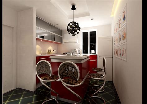 75平米住宅室内设计-叁渔室内效果设计表现工作室