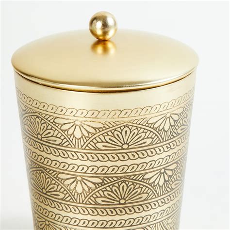 Buy Nova Hoovu Metal Cotton Jar from Home Centre at just INR 599.0