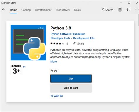 Image result for Installer Python Sur Windows 10