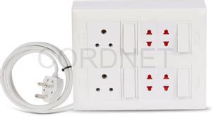 Cordnet Cordnet Premium Modular Extension Board With 3 Core Wire 6 ...