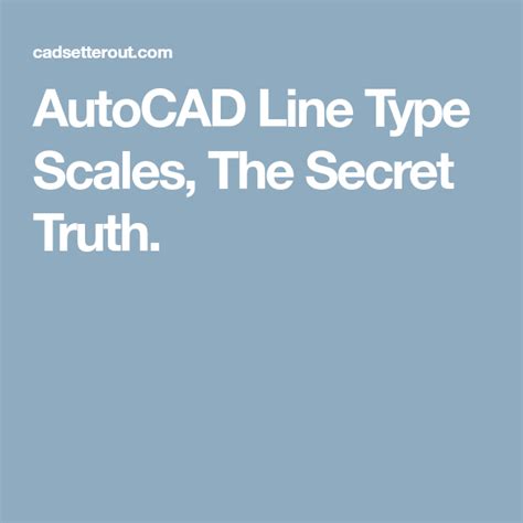 Image result for AutoCAD Line Type Scale