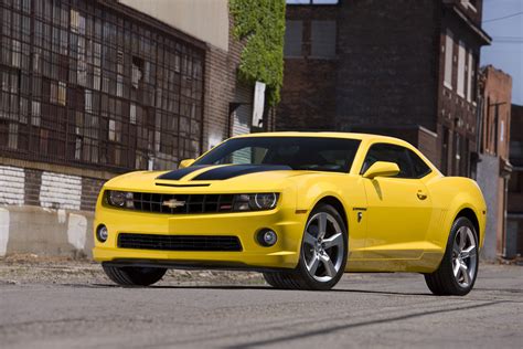 Camaro 2022 Yellow And Black Wallpaper