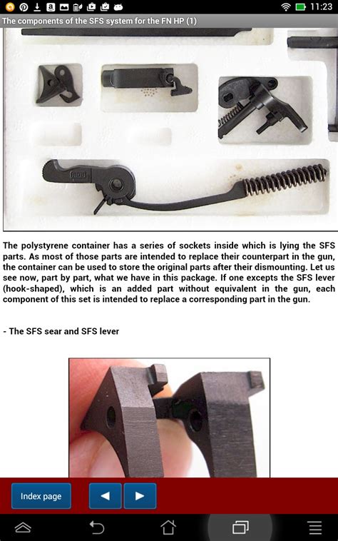 Safety Fast Shooting system (SFS) for Browning Hi-Power pistol ...