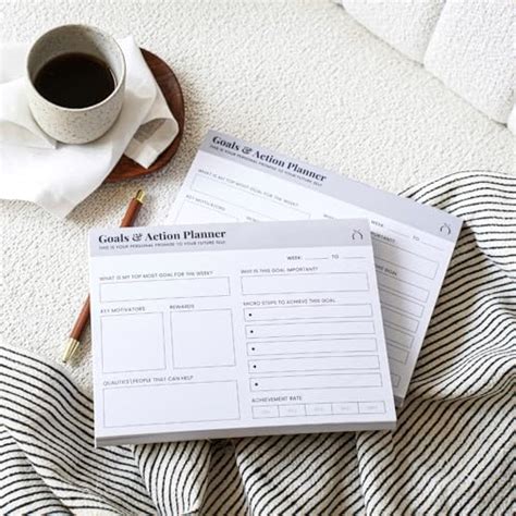 Humanhood Goals & Action Planner | 100 Pages Task Planning Pad ...