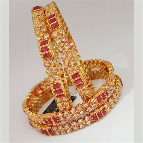 Padmawati Bangles Copper AD Stone Bangles Set – JewelEMarket