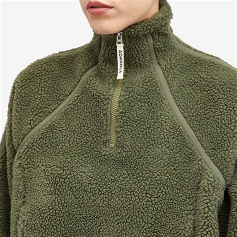 Adanola Quarter Zip Fleece Khaki | END. (US)
