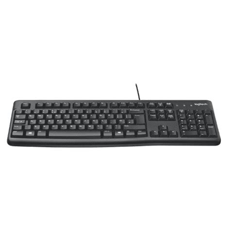 Buy Logitech K120 Wired Keyboard for Windows, USB Plug-and-Play, Curved ...