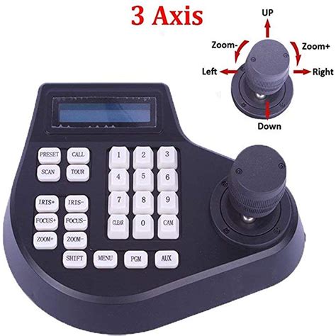 Buy WZHESS Joystick Keyboard Controller,LCD Display for PTZ Speed Dome ...