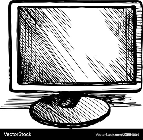Computer Monitor Vector Drawing 的图像结果