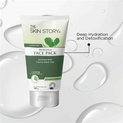 Buy THE SKIN STORY HYDRATING MORINGA FACE PACK, 100 G Online & Get Upto ...