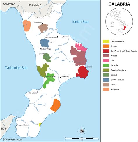 Image result for Calabria Map