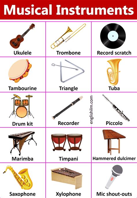 Image result for Musical Instruments List Of
