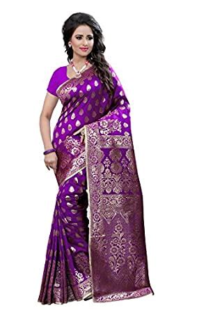 The Fashion Outlets Cotton Silk Saree With Blouse Piece (Bnrs1003 ...