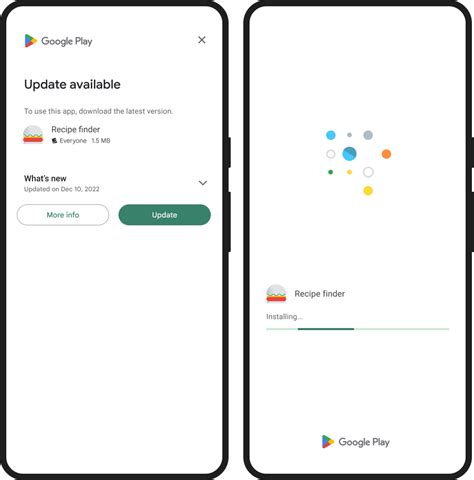 Image result for Android App Update Screen