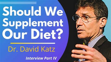 David L. Katz, MD, MPH on LinkedIn: Should We Supplement Our Diet | Dr ...
