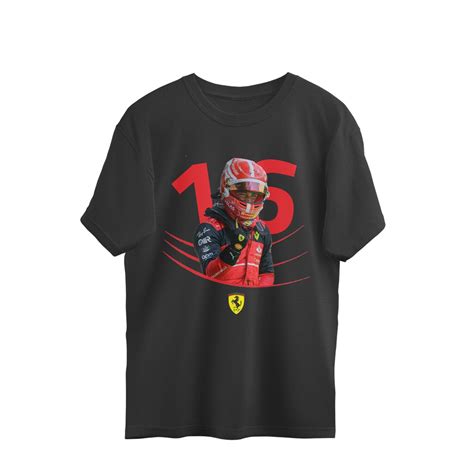 Charles Leclerc Celebration Oversized Tee - RR storestore – Red Raven Store