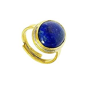 Buy HARSHALI GEMS 12.25 Crt. Or 13.50 Ratti Lapis Lazuli Ring ...