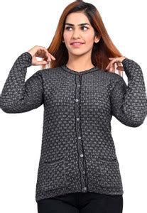 TAB91 Women Button Self Design Cardigan Price in India - Buy TAB91 ...