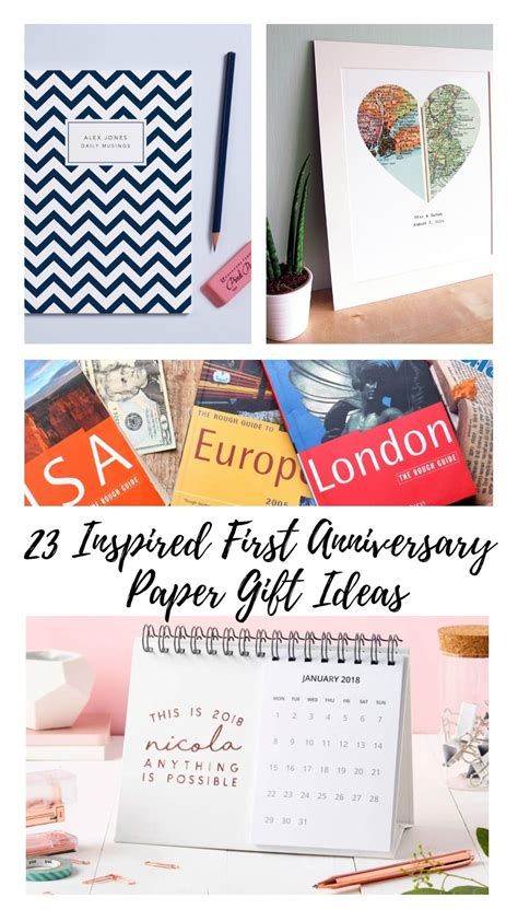 23 Inspiring First Anniversary Paper Gift Ideas
