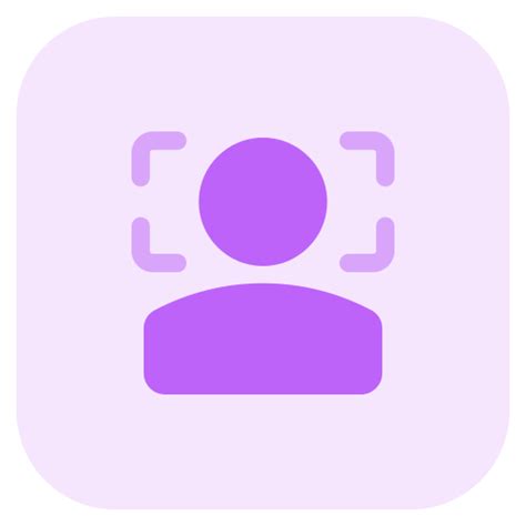 Icône de Reconnaissance de visage Pixel Perfect Tritone | Freepik