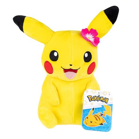 Buy Pokémon 8" Pikachu with Flower Plush - Officially Licensed ...