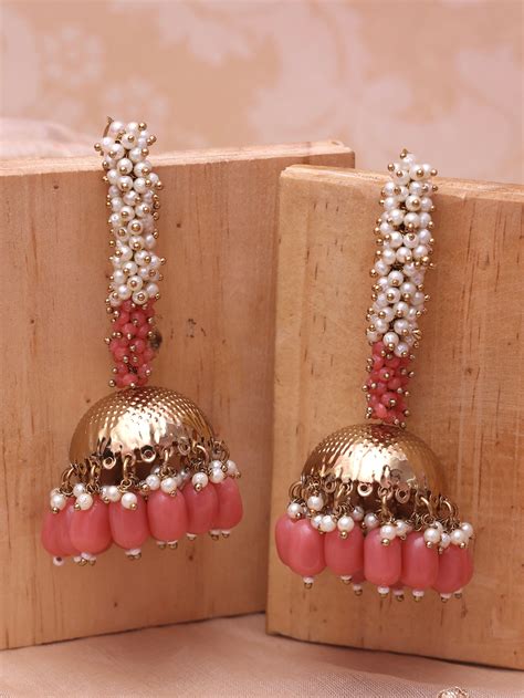 Coral Preesha Jhumki – Gehna Ghar