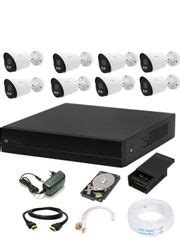 CP PLUS 8 Channal 5 MP H.265+ HD DVR 1Pcs,Outdoor Camera 5 MP HD 5Pcs ...