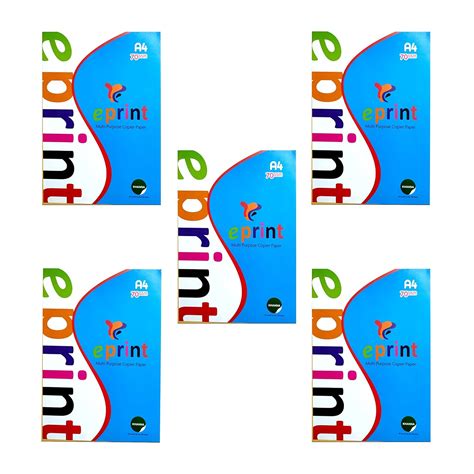 Khanna Copier Paper - A4, 500 Sheets, 70 GSM Eprint multipurpose copier ...