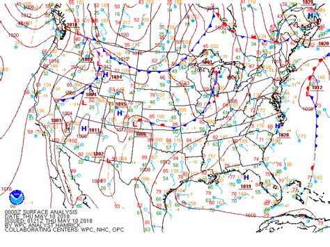 Image result for How to Read a Weather Map