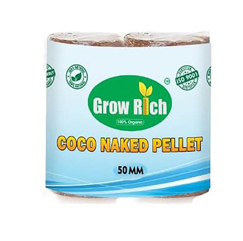 Grow Rich Coco Disc - 50mm Premium Coconut Coir Growing Medium for ...