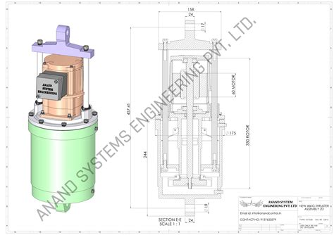 46 Kg Electro Hydraulic Thruster - Model AT-546 | Anand Control